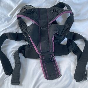 BABY BJORN Black and Purple Baby Carrier
